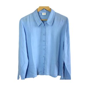 شومیز آبی ساده