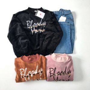 پلیور مخمل پولک دار توکرکی