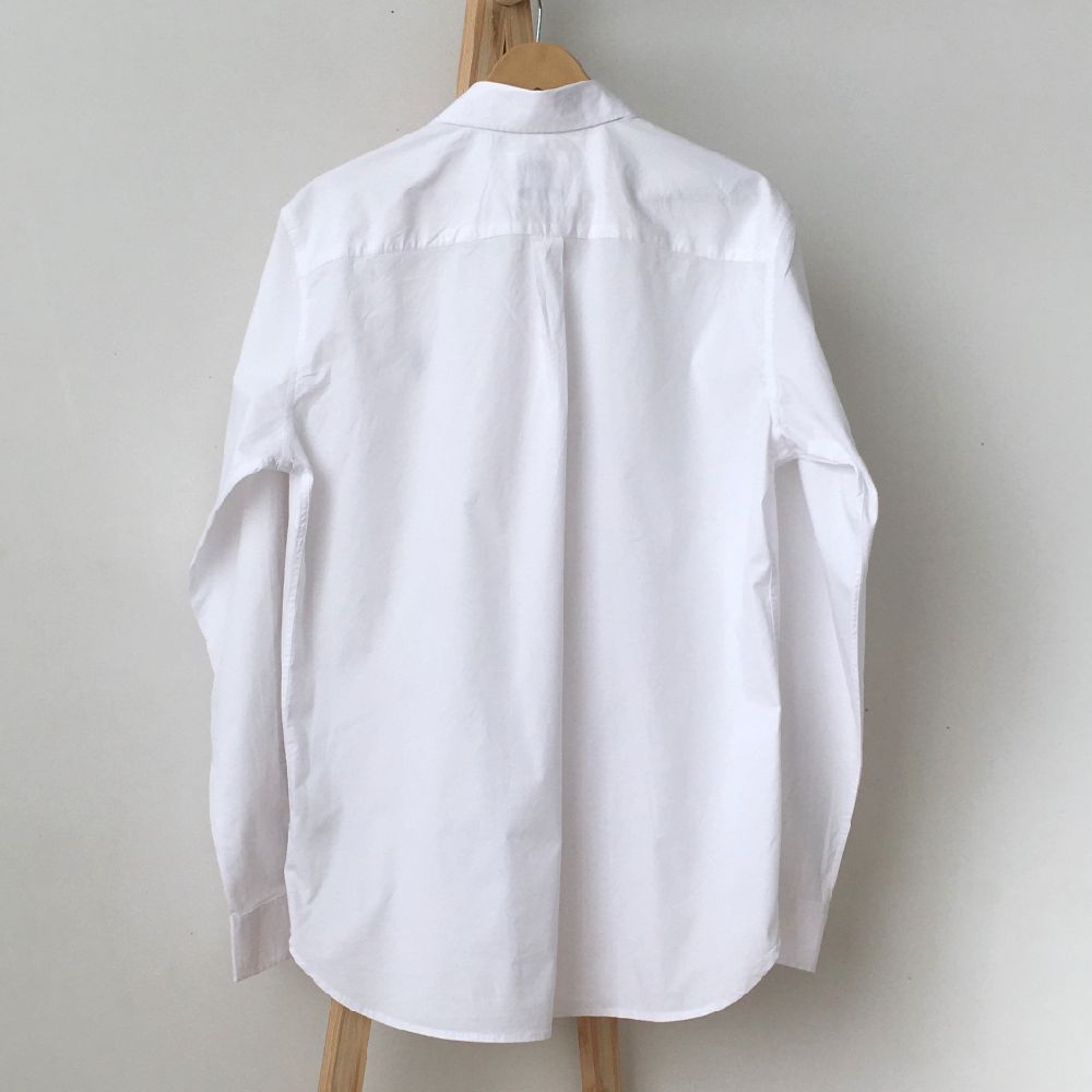 پیراهن سفید ساده - Image 4