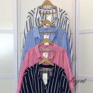 شومیز ترک راه راه زنانه