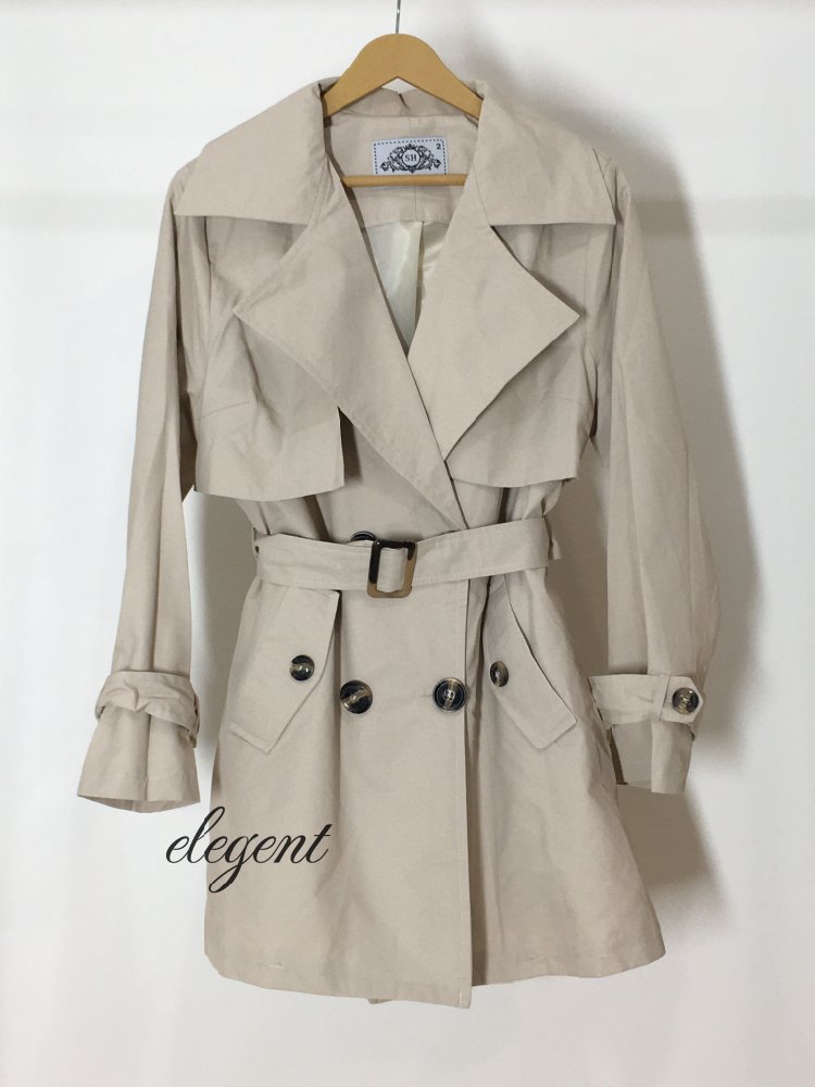 ترنچ کت کوتاه زنانه