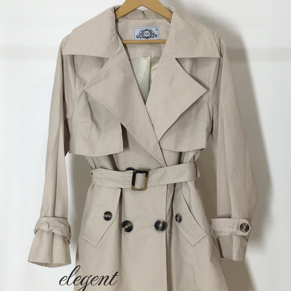 ترنچ کت کوتاه زنانه - Image 2