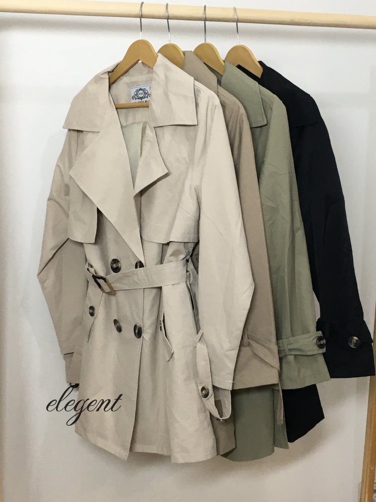 ترنچ کت کوتاه زنانه