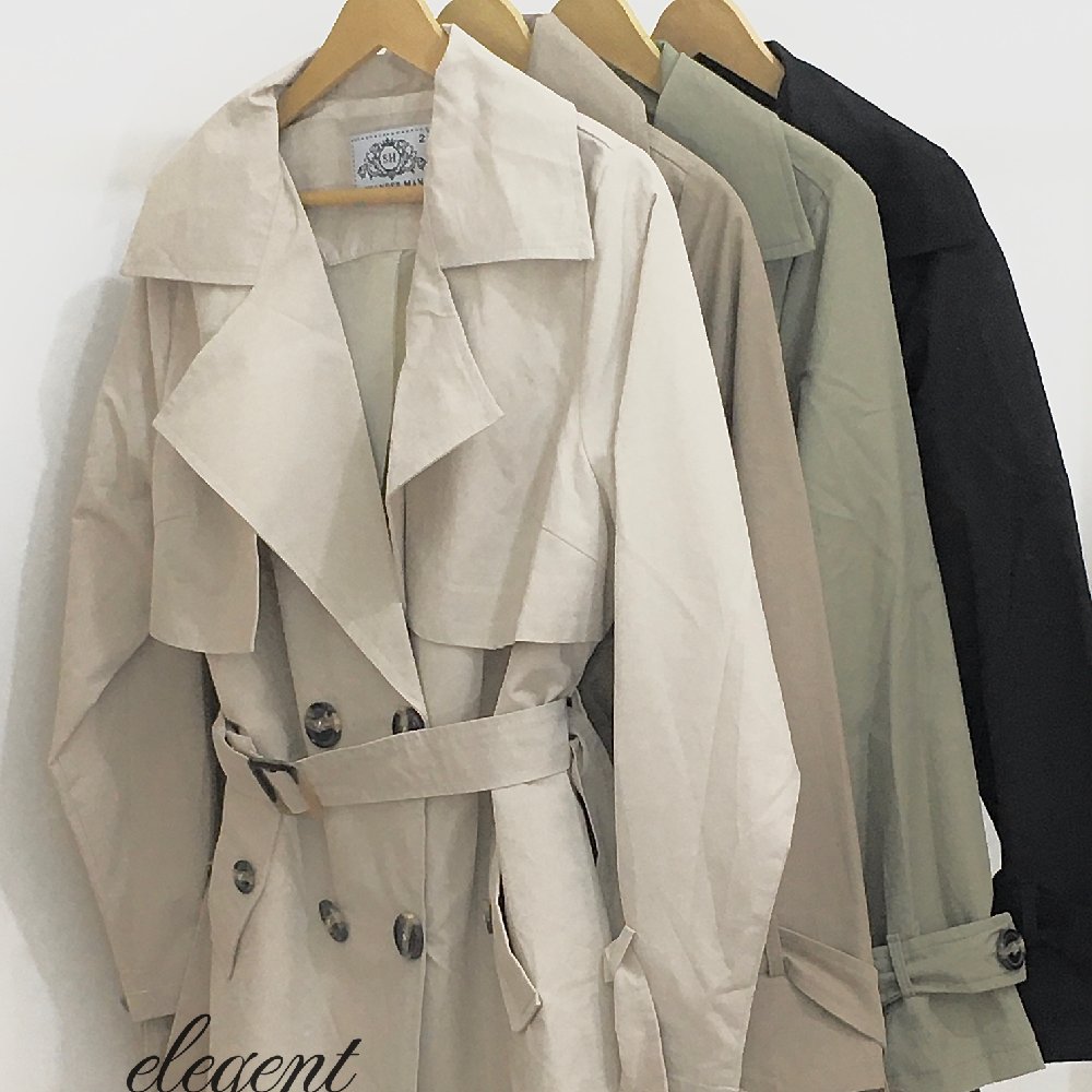 ترنچ کت کوتاه زنانه