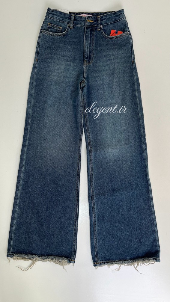 شلوار جین بگی دمپازاپ زنانه - Image 6