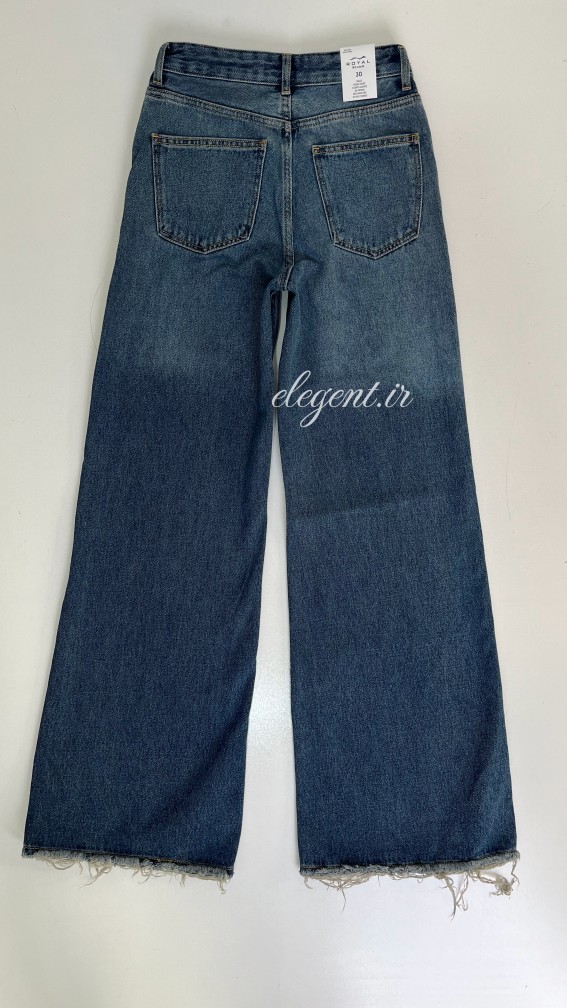 شلوار جین بگی دمپازاپ زنانه - Image 5