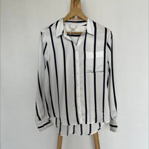 شومیز راهراه ساتن