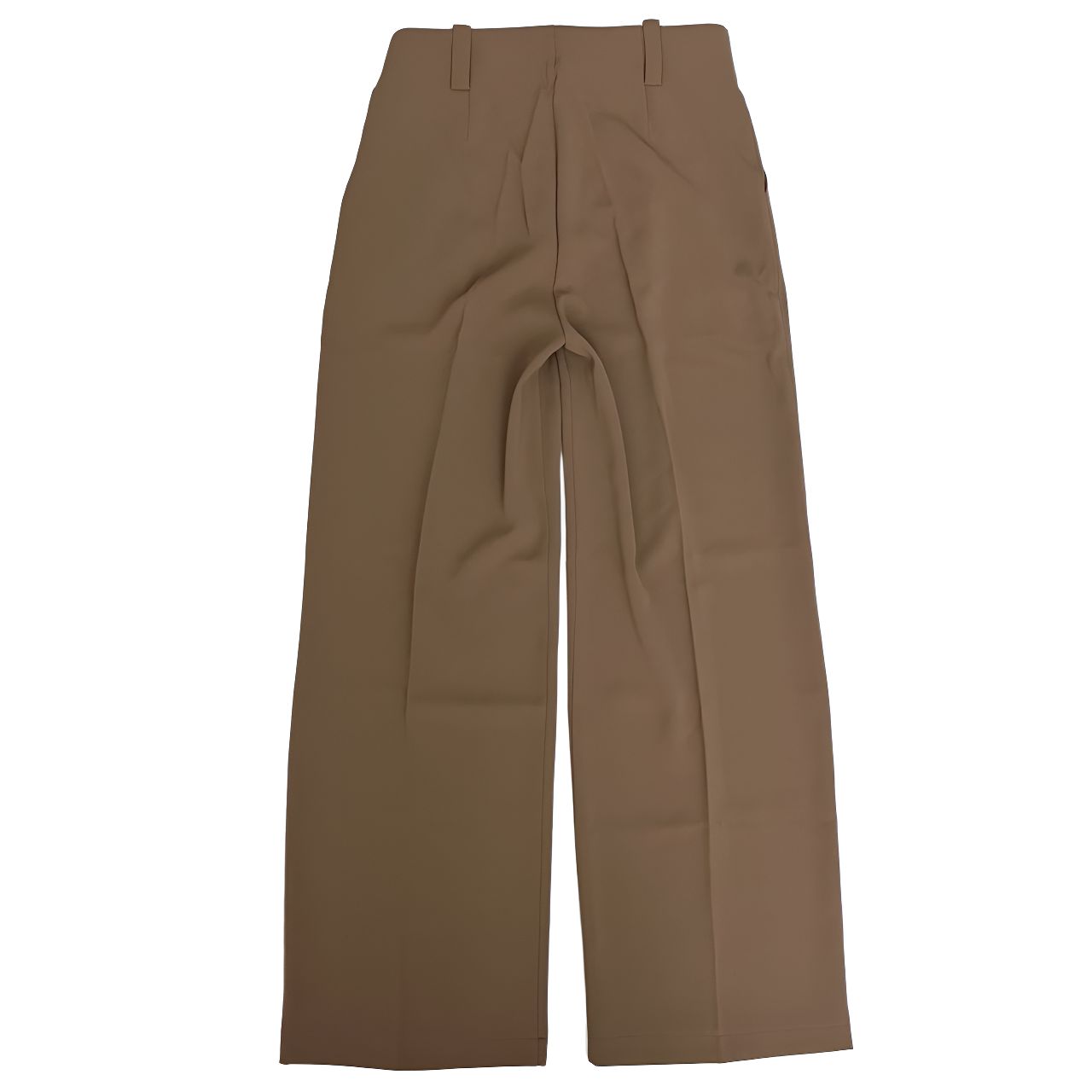 شلوار بگ کرپ سفید استخوانی - Image 9